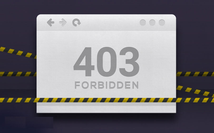 نحوه رفع خطای 403 forbidden