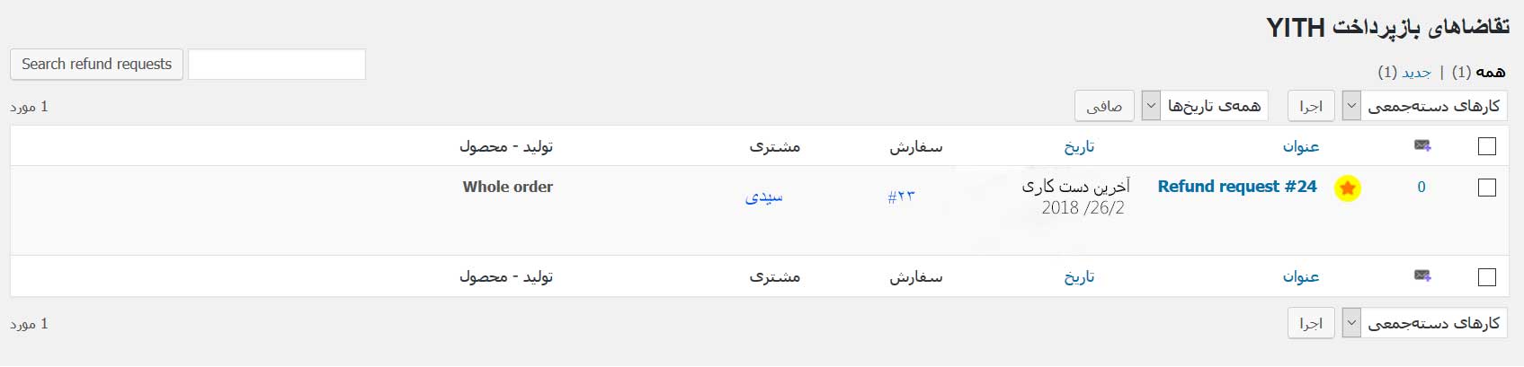 افزونه yith-advanced-refund-system