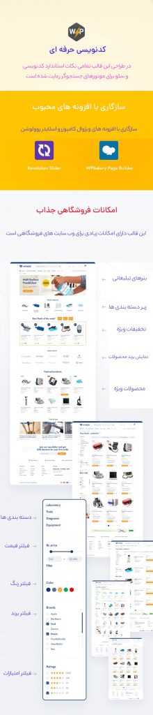 قالب پزشکی مای مدی